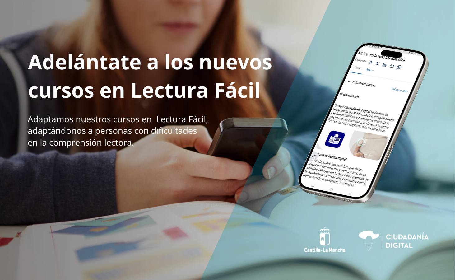 Adelántate a los nuevos cursos en lectura fácil.