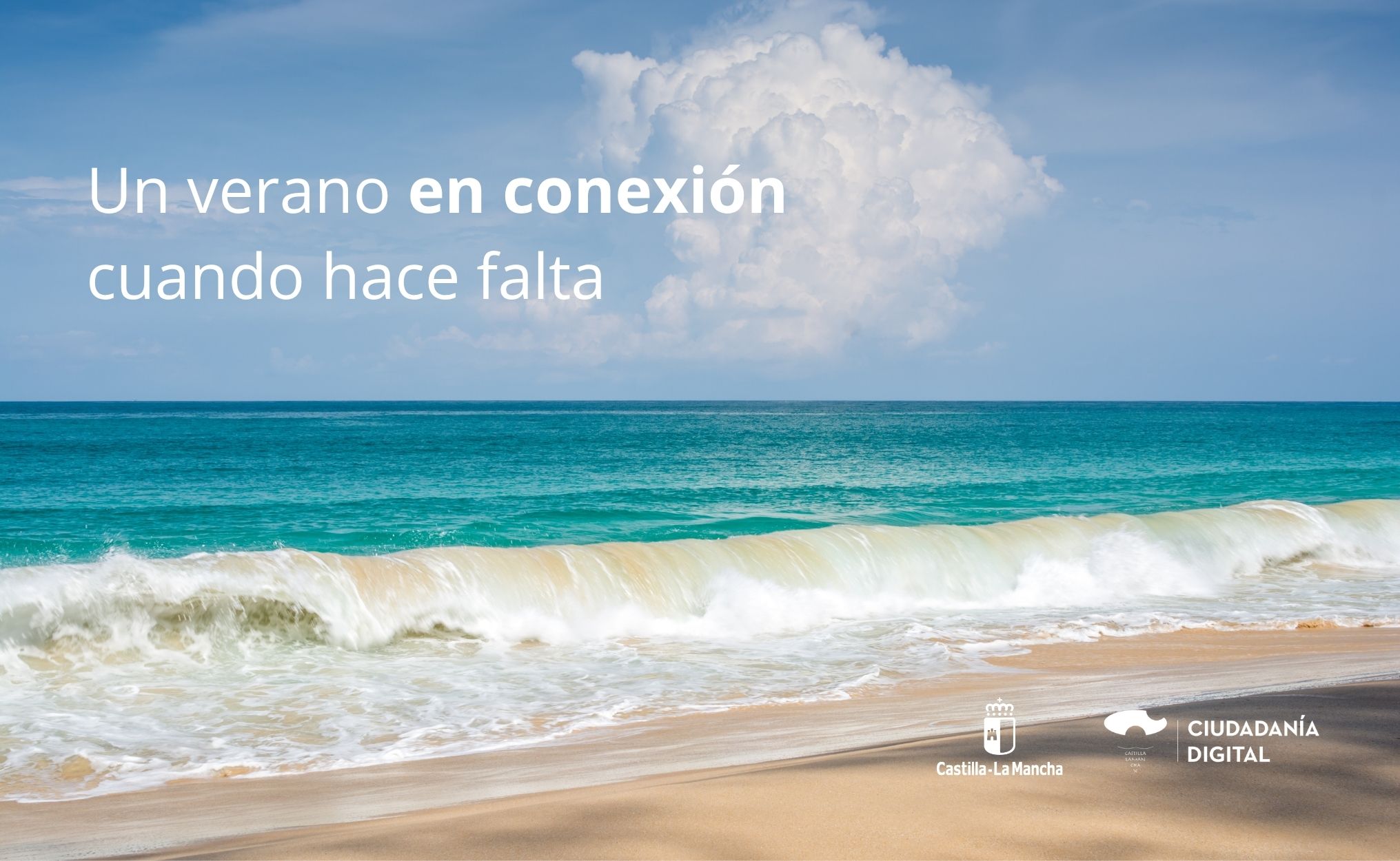 Imagen principal. Un verano en conexión cuando hace falta.